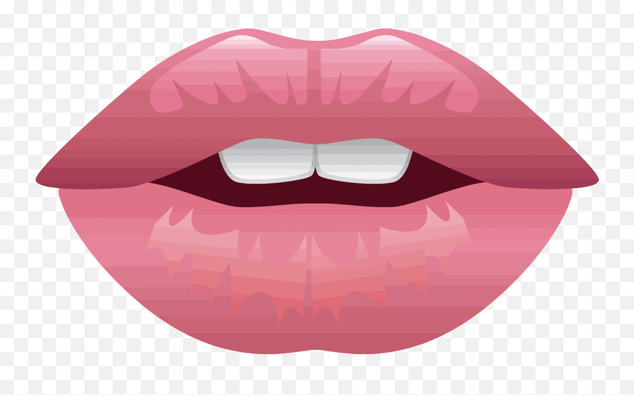 Pink Lips Transparent Png Clipart - Lips Drawing Png,Pink Lips Png