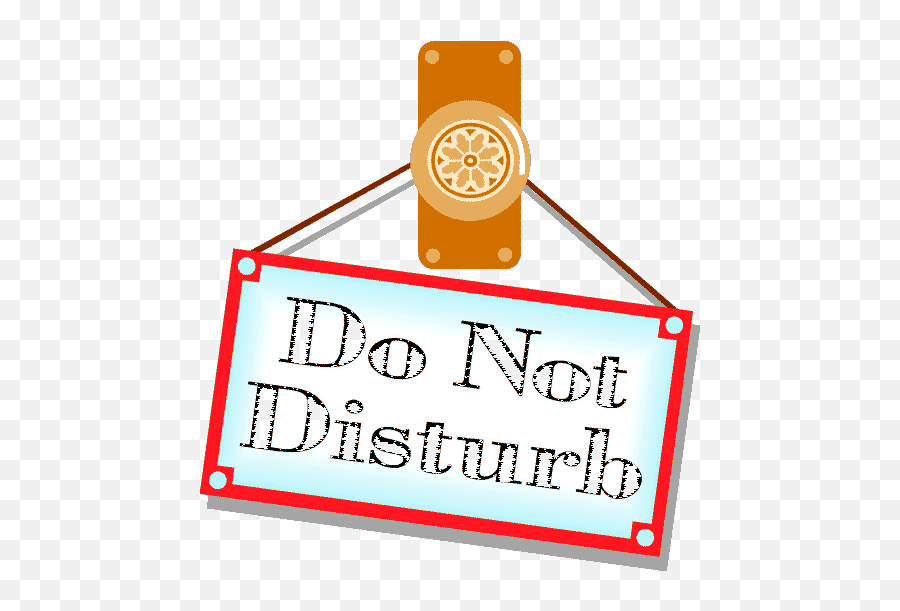 Do Not Disturb Hanging Note - Storemypic Do Not Disturb Clipart Png,Do Not Disturb Icon