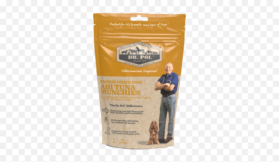Dr Pol Freeze Dried Raw Ahi Tuna Munchies Dog Treats - Dog Png,Dog Food Icon