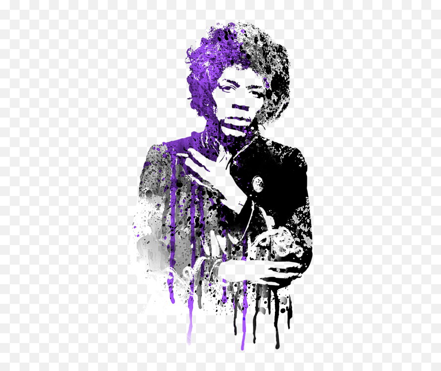 Jimi Hendrix Fleece Blanket - Hair Design Png,Jimi Hendrix Icon