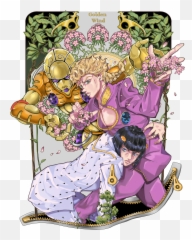 Vento Aureo Golden Wind - Jojo No Kimyou Na Bouken Image Cartoon Png,Giorno Giovanna Png