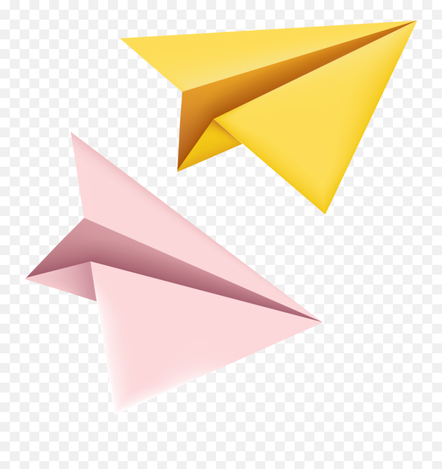Download Yellow Paper Plane Png Image For Free - Yellow Paper Plane Png,Plane Transparent Background
