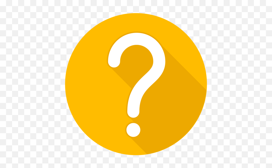 Yellow Circle Question Mark Icon - Circle Question Mark Icon Png,Orange Circle Png