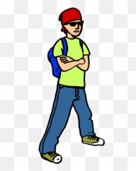 4570book Clipart Person Standing Pack 6062 - Stood png