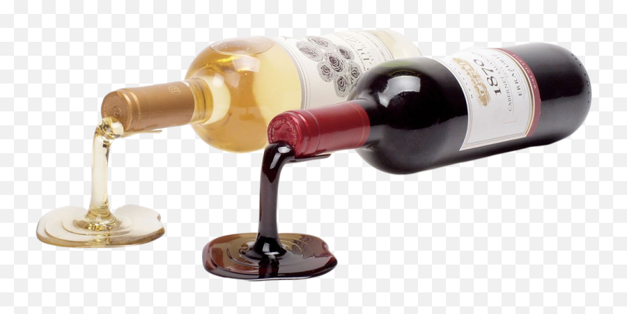 Spilled Wine Bottle Holder Set - Spilled Bottle Of Wine Png,Wine Bottle Png