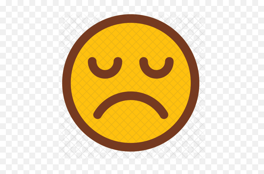 Sad Icon 14632 - Free Icons Library Circle Png,Sad Emoji Transparent