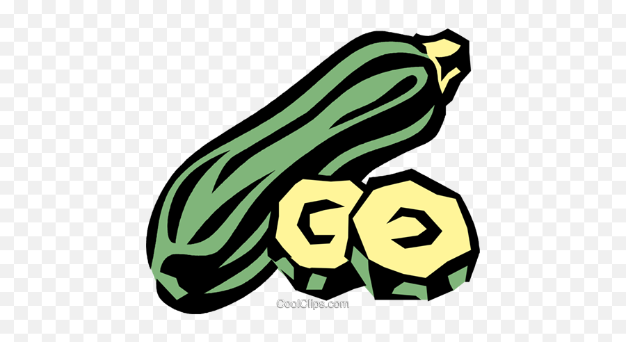 Zucchini Royalty Free Vector Clip Art Illustration - Vc032047 Clip Art Png,Zucchini Png