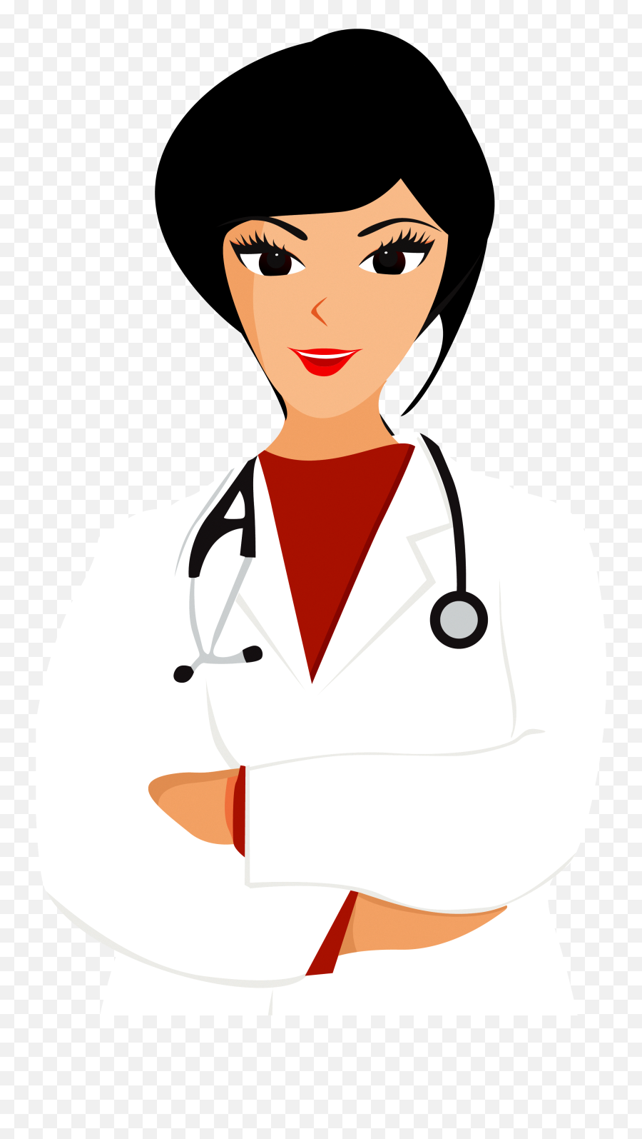 Graphic Black And White Library Free - Female Doctor Clipart Png,Nurse Clipart Png