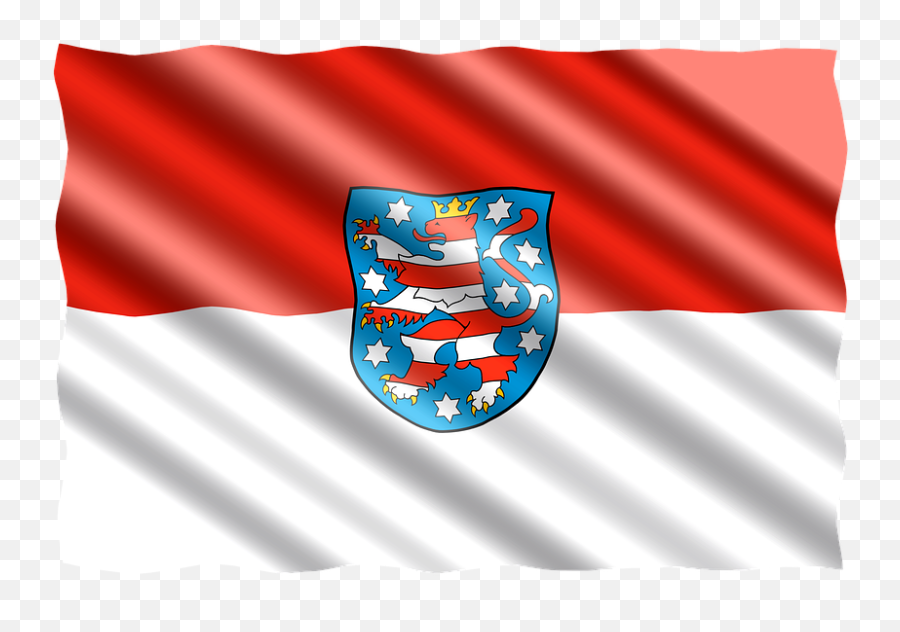 Germany Flag Regions Thuringia - Free Image On Pixabay Bayern Munich Flag Png,Germany Flag Png