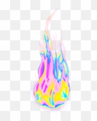 Fire Flames Aesthetic Color Dream Emoji Glitter Glitch - Vaporwave Emojis png