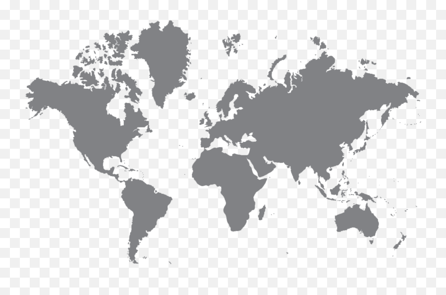 World Map Best Png Clipart 35418 - Free Icons And Png Monochrome,World Clipart Png