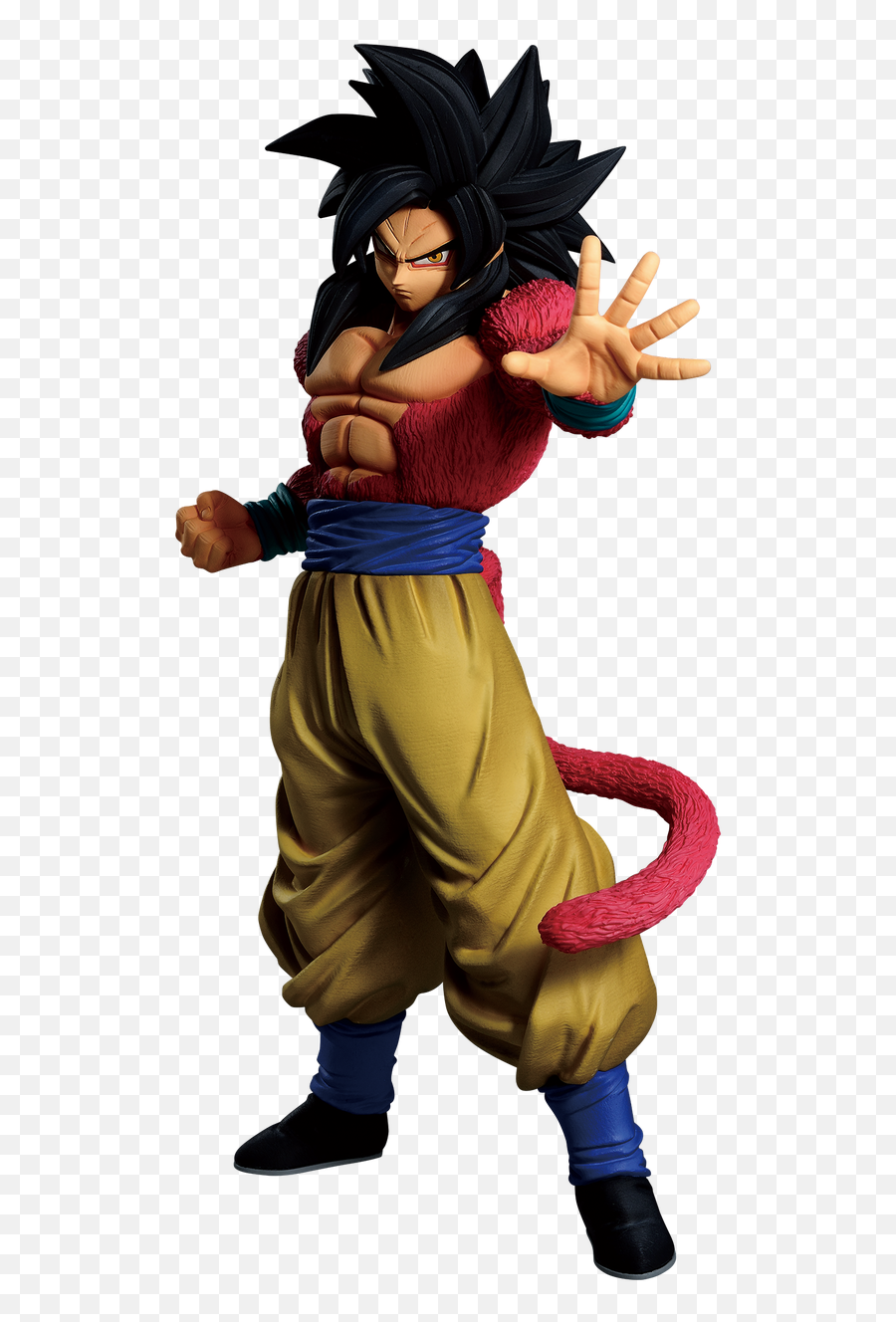 Super Saiyan 4 Goku The Greatest Dragon Ball Gt Bandai Ichiban - Super Saiyan 4 Goku Figure Png,Goku Hair Transparent