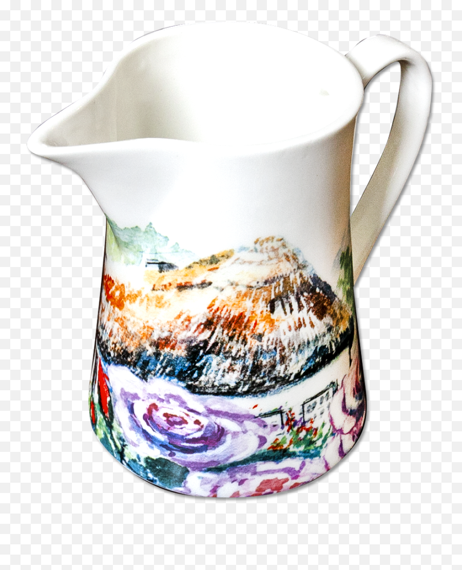 Cottage Garden Milk Jug - Rambling Rose Ceramic Png,Milk Jug Png