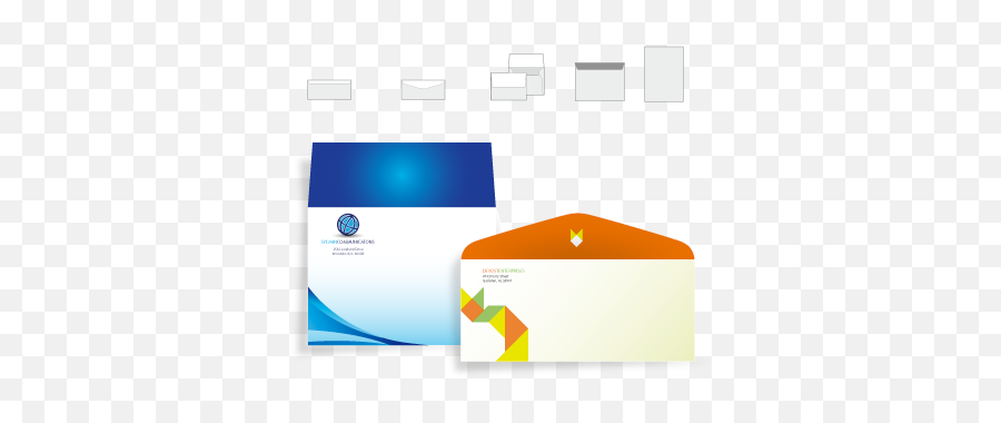 Custom Printed Envelopes Personalized Stationery Gotprint - Diagram Png,Envelope Logo