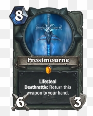 The Lich King - Custom Hearthstone Card Hearthstone Card Summon Weapon Png,Lich King Png