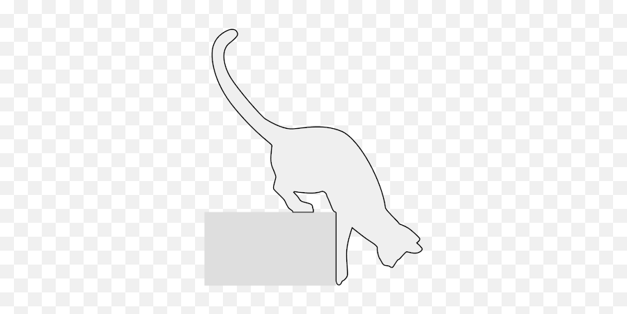 cat-patterns-stencils-clip-art-and-silhouettes-cat-climbing-down