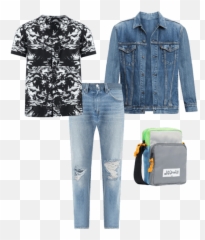 X Justin Timberlake Trucker Jacket - Denim Png,Justin Timberlake Png