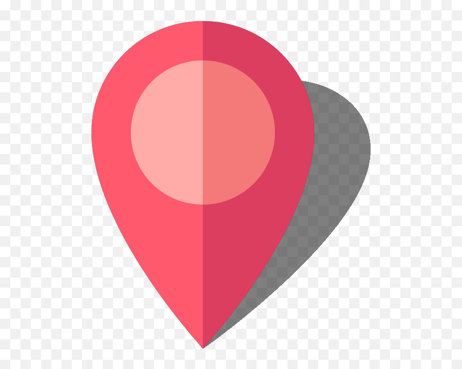 Download Simple Map Pin Icon - Location Logo Png Pink,Pin Icon Png