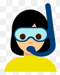 Download Scuba - Scuba Diver Emoji Png,Girl Emoji Png