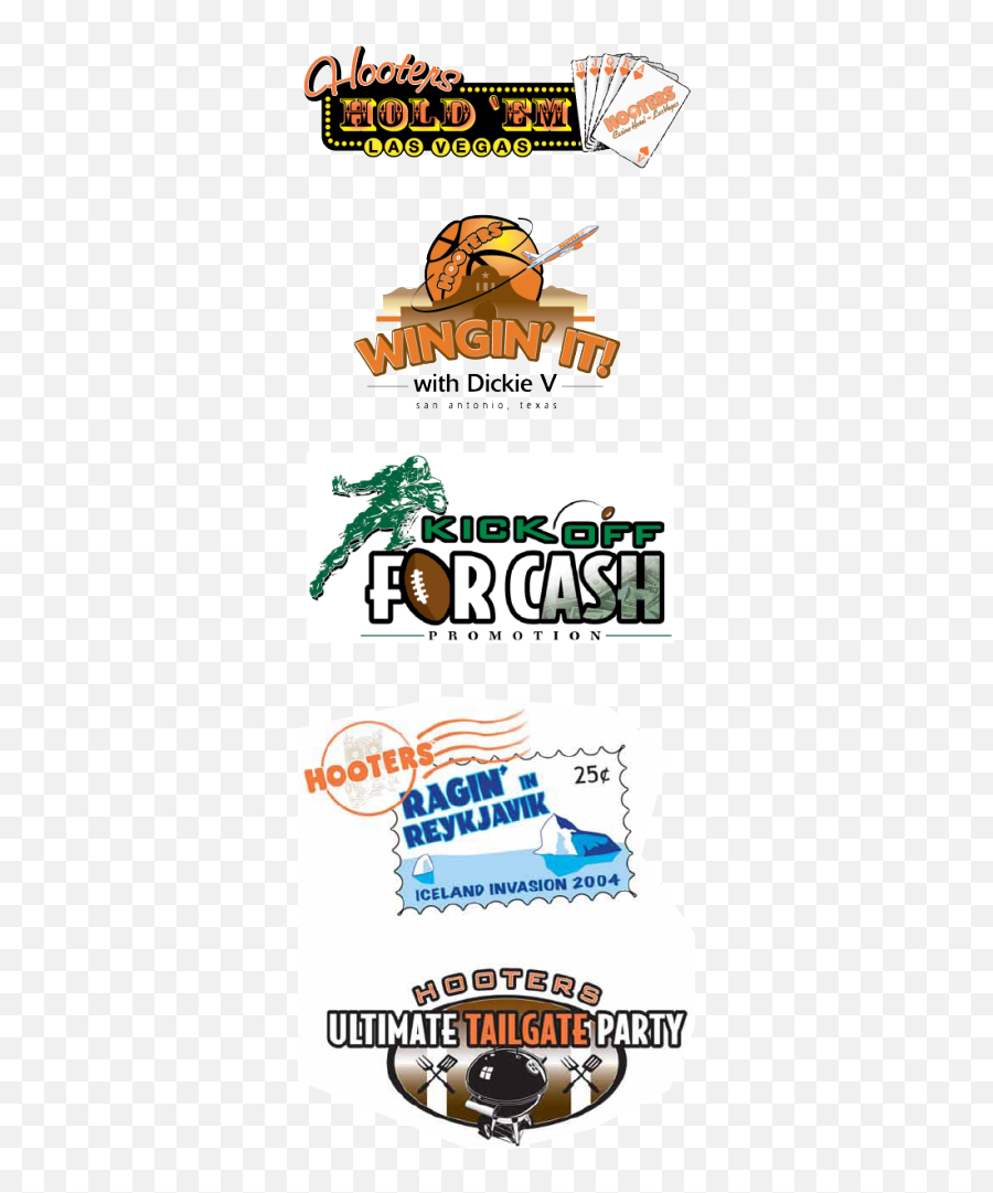 Hooters Promotional Logo Designs - Nickelodeon Png,Hooters Logo Png