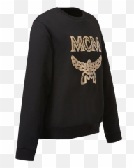 Medium Womens Logo Sweatshirt Black - Mcm png