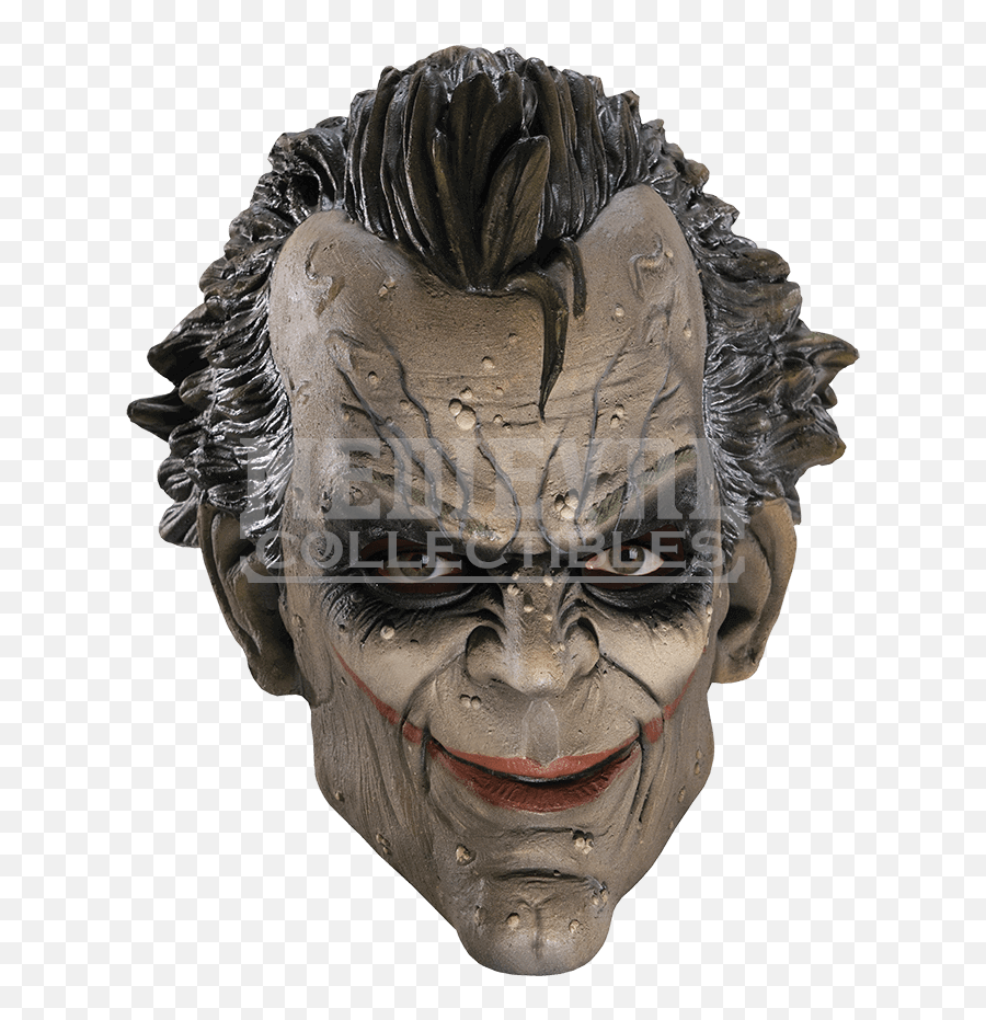 Download Hd Arkham Joker Vinyl Mask - Joker Mask Arkham City Png,Joker Mask Png