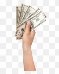 Hand With Money Png - Background