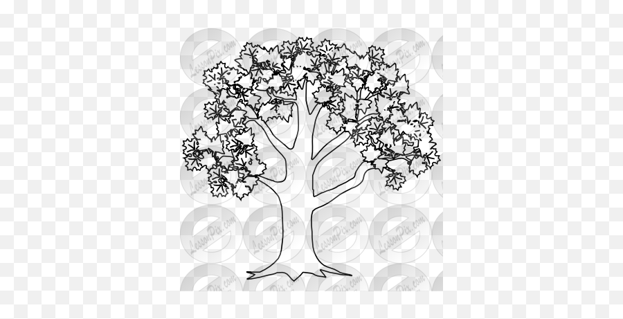 Tree Outline For Classroom Therapy Use - Great Tree Clipart Clip Art Png,Tree Outline Png