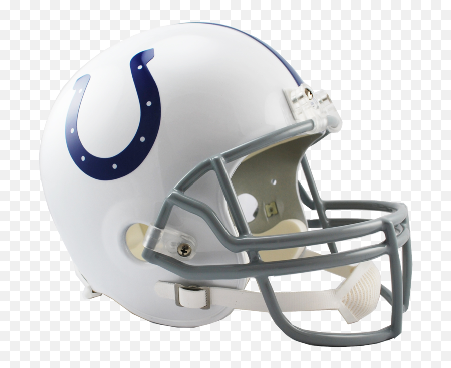 Indianapolis Colts Replica Vsr4 Full Size Helmet - Logo New York Giants Helmet Png,Indianapolis Colts Logo Png