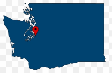 Download Auburn - Washington Map Outline Clipart Png,Washington State Png