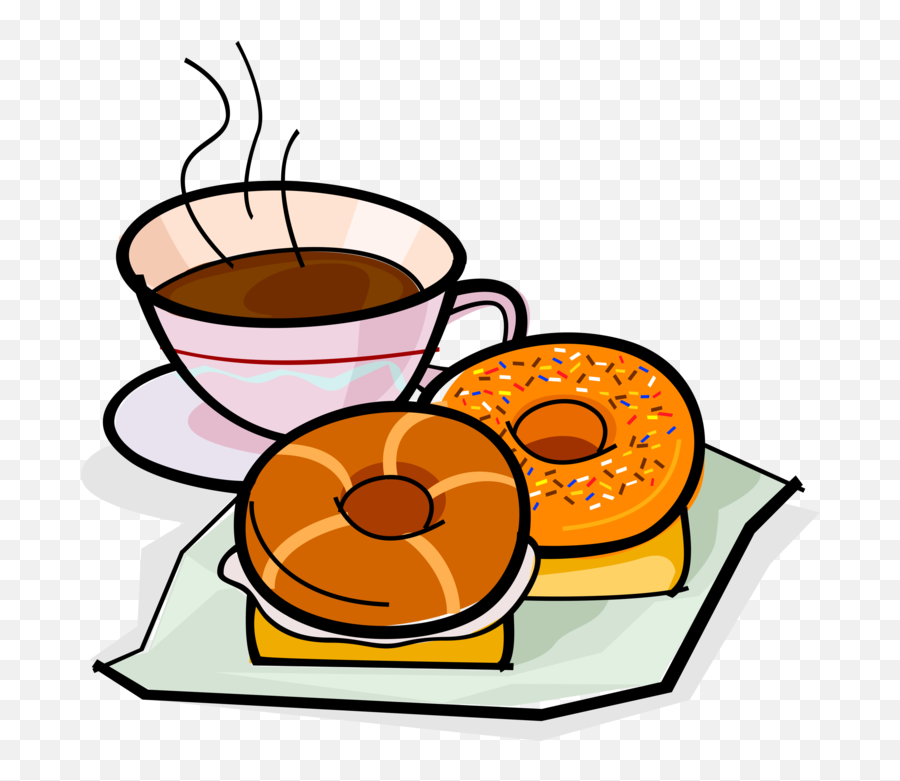 Download Graphic Transparent Donut Or Doughnut - Donut And Coffee Clipart Png,Donut Clipart Png