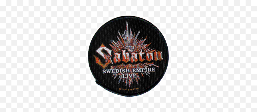Patch Sabaton Empire Live - Swedish Empire Live Png,Sabaton Logo
