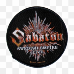 Patch Sabaton Empire Live - Swedish Empire Live Png,Sabaton Logo