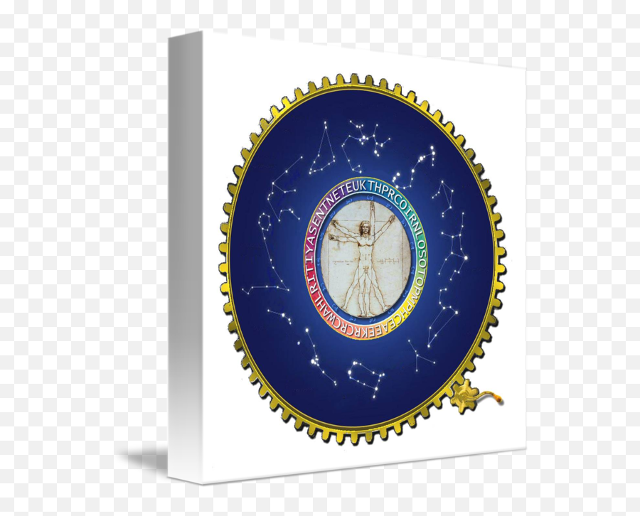 The Vitruvian Zodiac - Circle Png,Vitruvian Man Logo