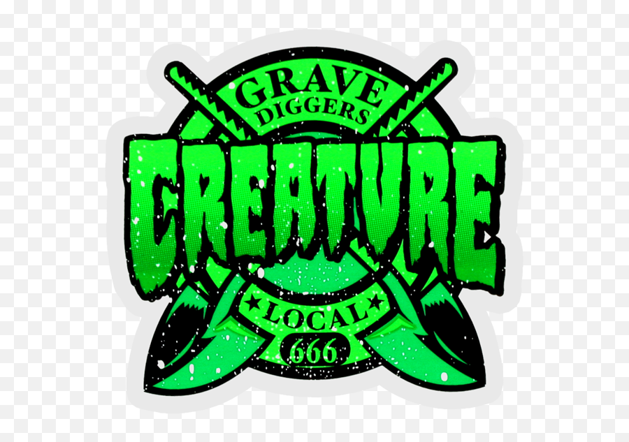 Creature Grave Diggers Decal 3x3 - Creature Png,Grave Digger Logo