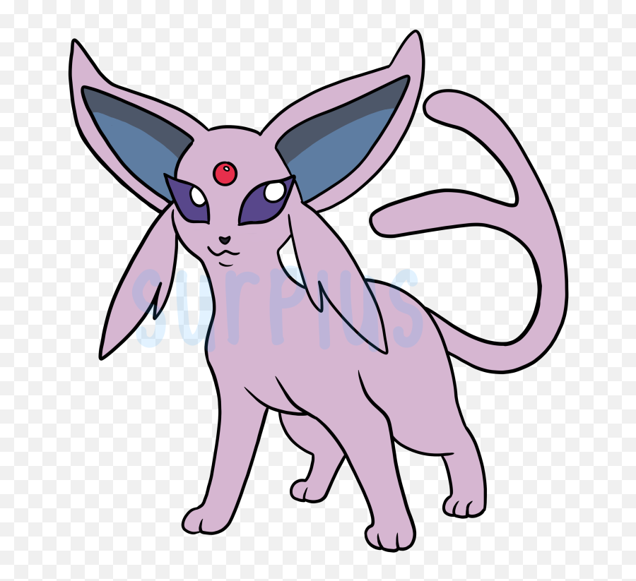 Espeon By Sadsurplus - Fur Affinity Dot Net Fictional Character Png,Espeon Transparent