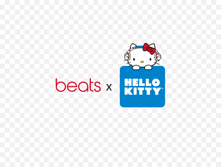 Beatsxhellokitty - Logo Beats Hello Kitty Full Size Png Vertical,Hello Kitty Logo