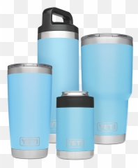 Sky Blue Yeti Rambler Drinkware - Yeti Custom Png,Blue Yeti Png