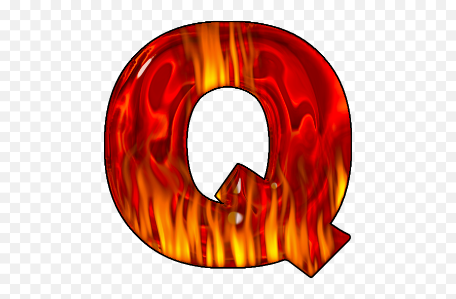 Q Letter Png Transparent Images - Fire Letter Q,Q Png