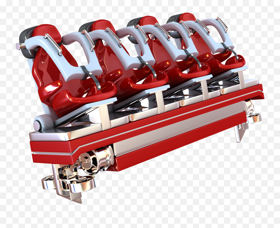 Rollercoaster Clipart Car Transparent - Roller Coaster Seats Clipart Png,Roller Coaster Transparent