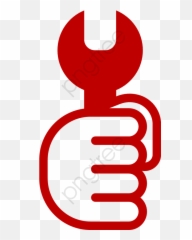 Wrench Clipart Red - Vector Installation Icon Png Download