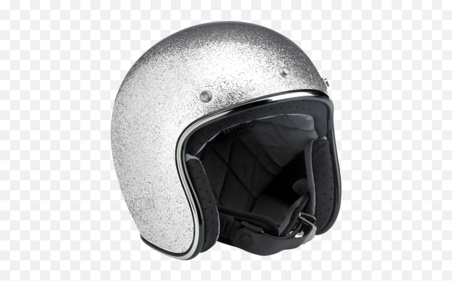 Helmets U2013 Pro Cycle - Biltwell Bonanza Helmet Brite Silver Mega Flake Png,Icon Airmada Helment