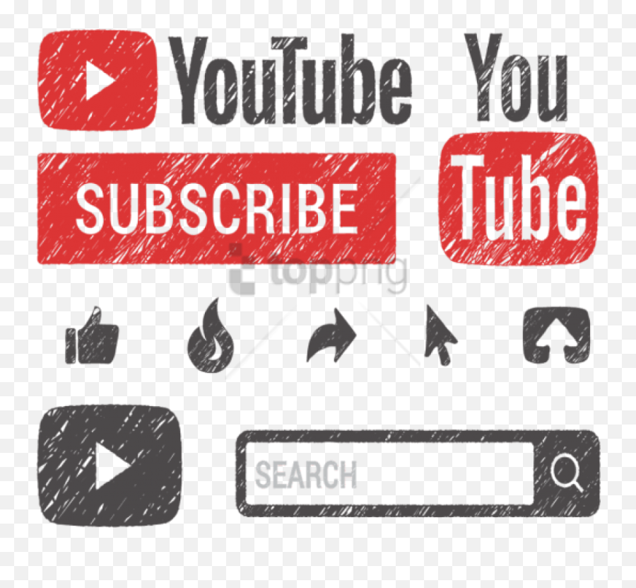 Free Png Download Rank In Youtube - Youtube Like And Subscribe Png,Youtube Icon Png