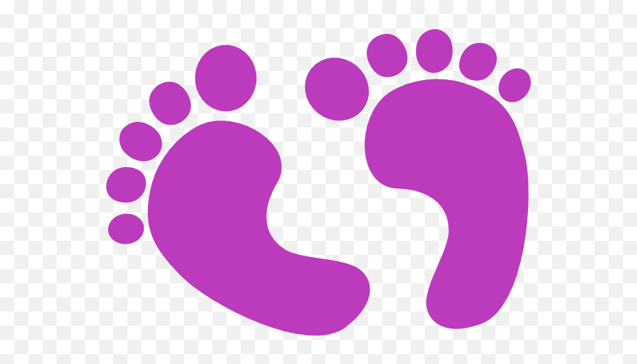 Purple Girl Picture Download Png Files - Gold Baby Feet Clipart,It's A Girl Png