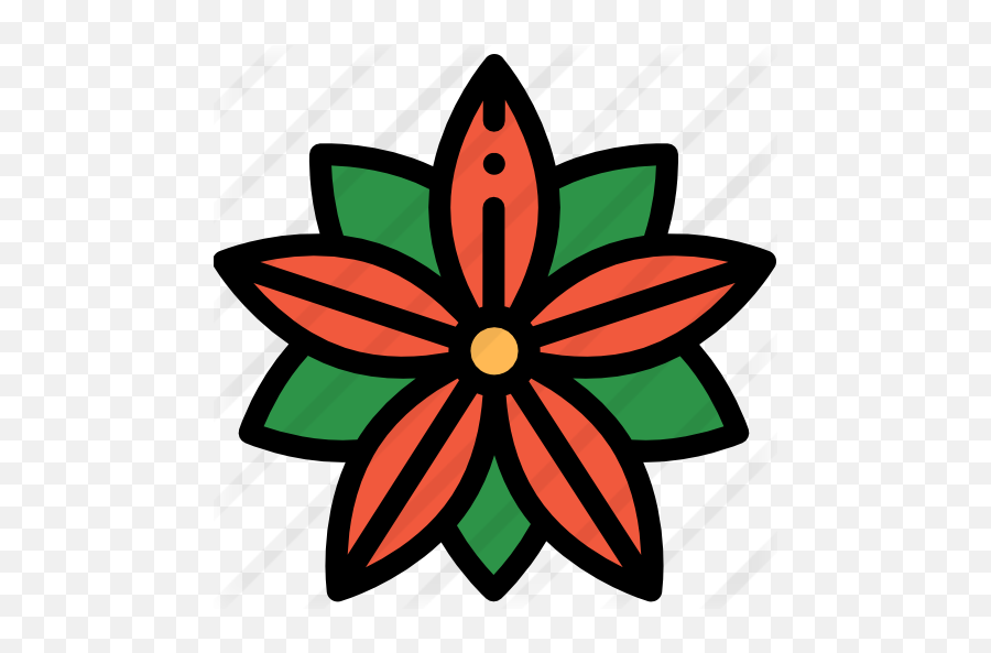 Poinsettia - Floral Png,Poinsettia Icon Png