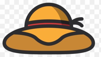 Free Hat Colored Outline Icon - Summer Hat Icon Png,Hat Icon Png