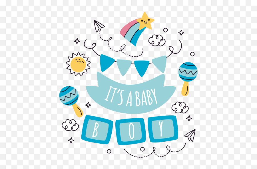 Its A Boy Stickers - Free Kid And Baby Stickers Its A Boy Png,Tumblr Boy Icon