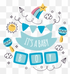 Its A Boy Stickers - Free kid and baby A Boy Png