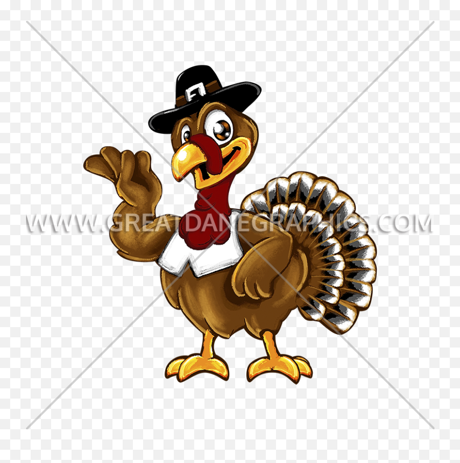 Thanksgiving Turkey Production Ready Artwork For T - Shirt Cartoon Png,Thanksgiving Turkey Png