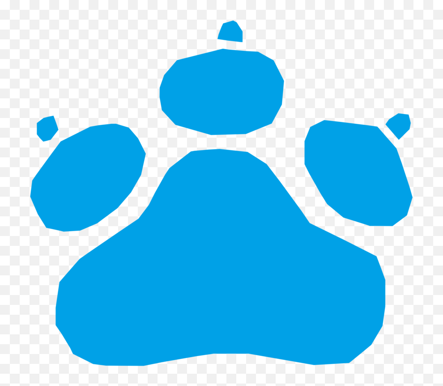 Blueareasky Png Clipart - Royalty Free Svg Png Clip Art,Dog Paw Print Icon